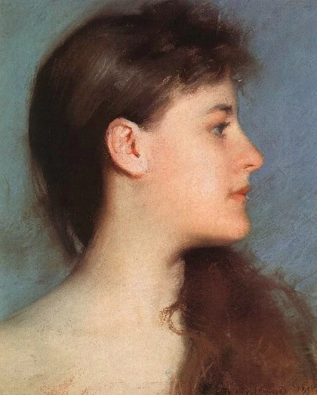 Edmund Tarbell - Profilo di una donna